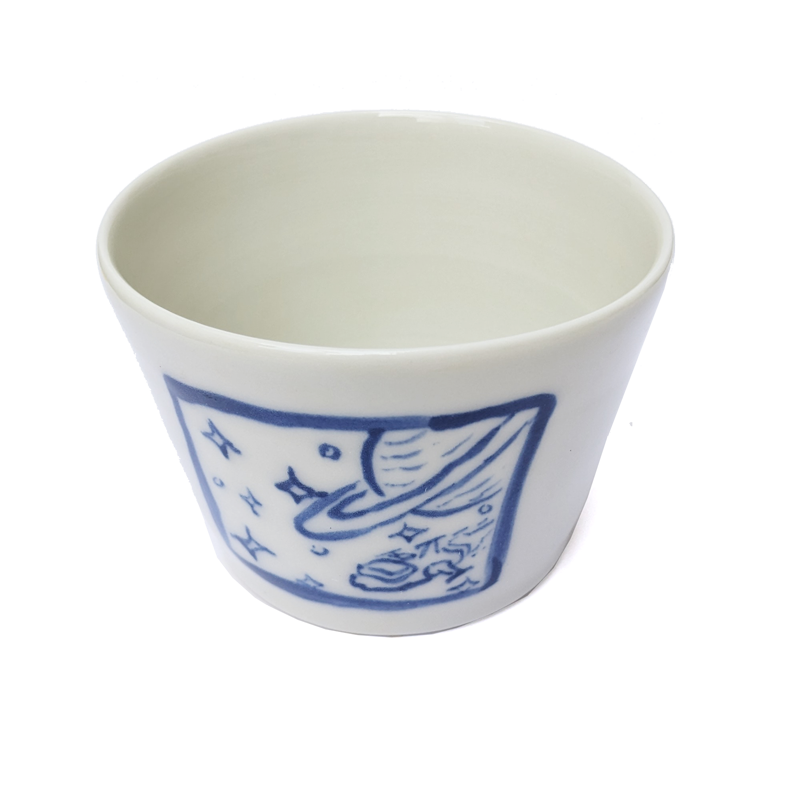 porcelain space drawing cup CH-CH