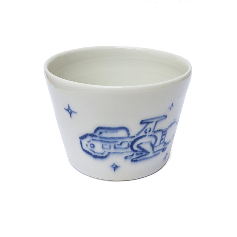 CH-CH drawing porcelain cup