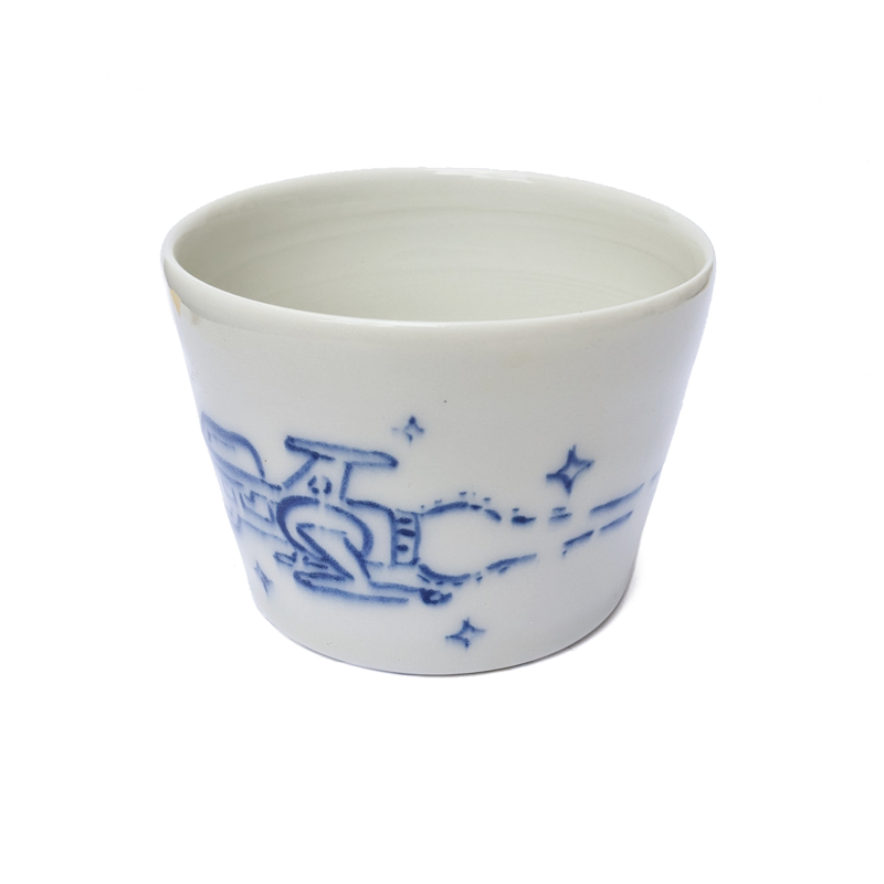 CH CH porcelain ceramic cup