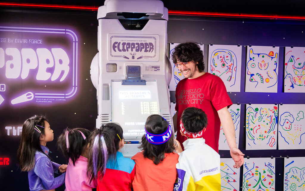 Flippaper kids exhibition at Hong Kong Harbour City