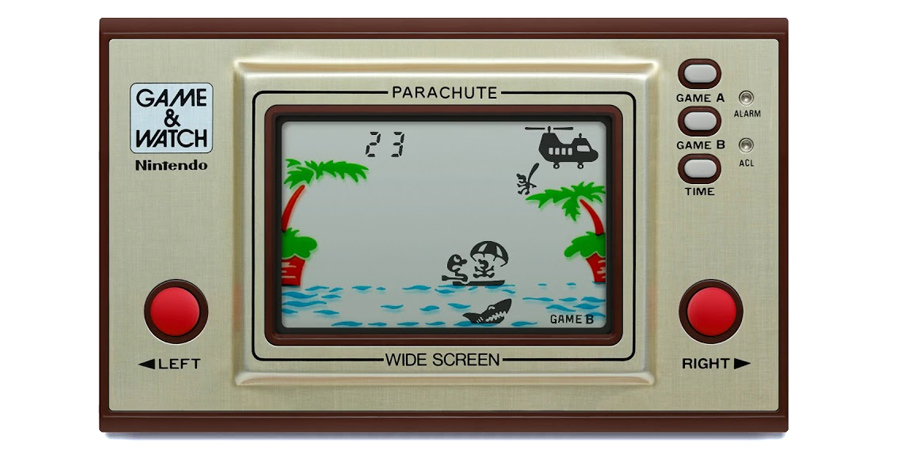 parachute game and watch